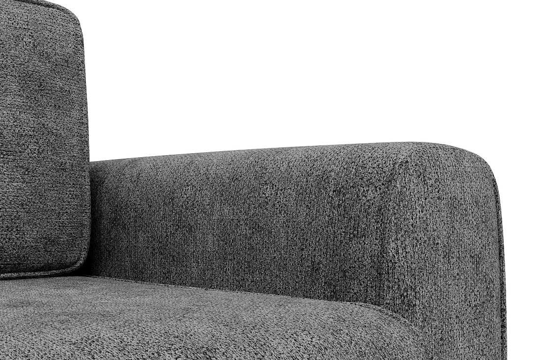 Шелдон / Диван - кровать угловой велюр sierra 9 темно-серый